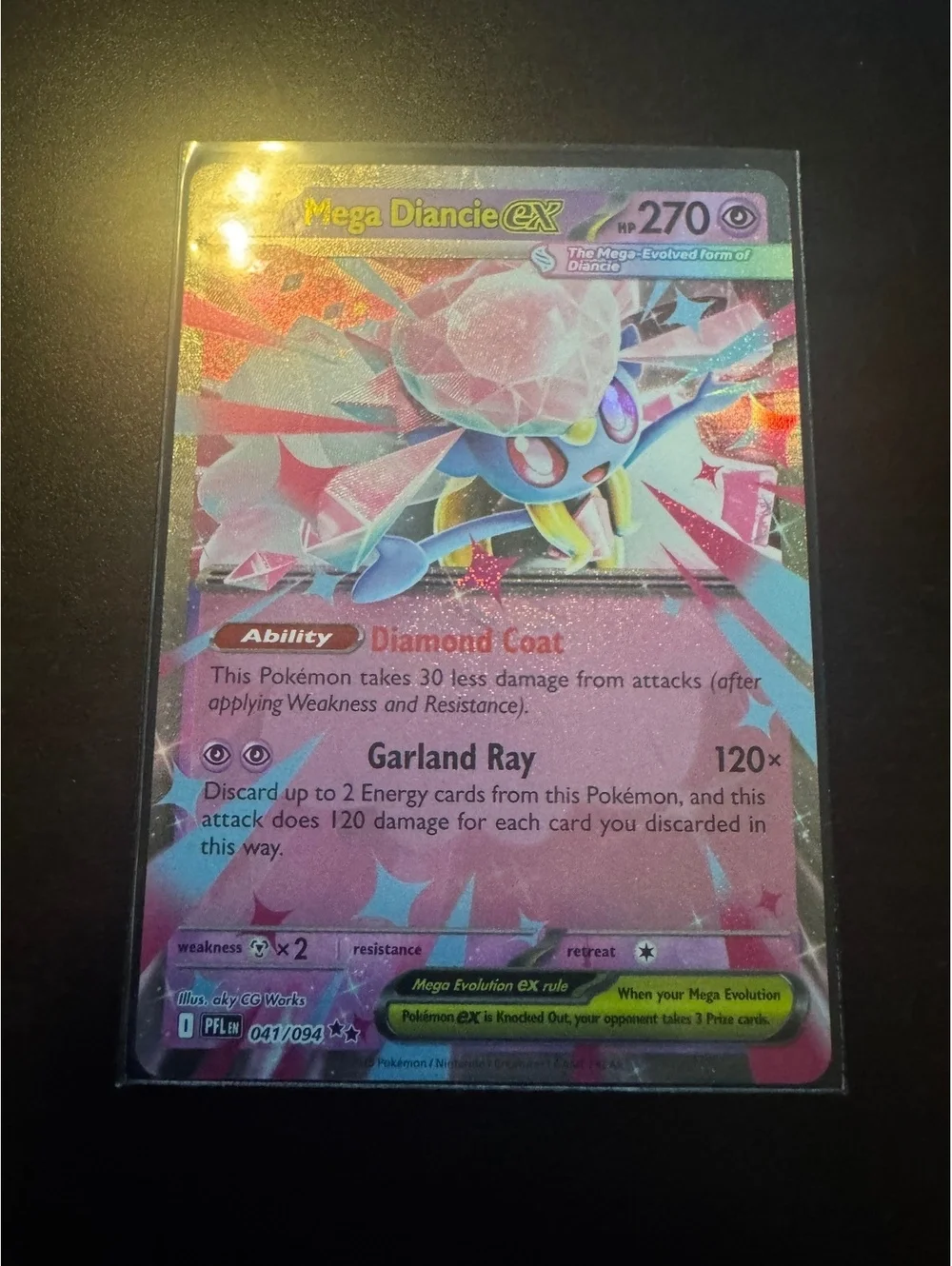 Mega Diancie ex Gourgeist ex 041/094 041/083 Pokemon Lot